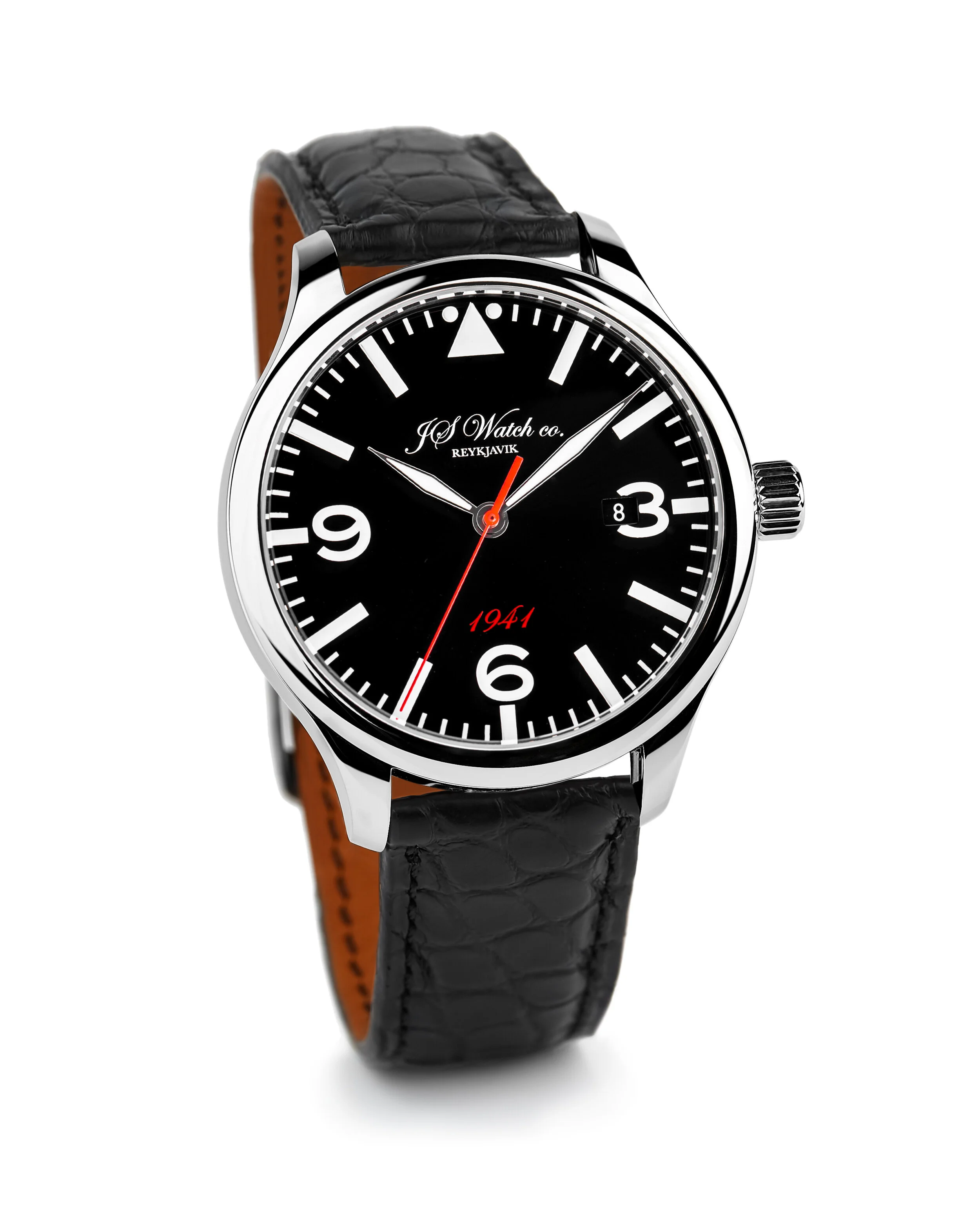 JS Watch Company Reykjavik — Frisland 1941 Black
